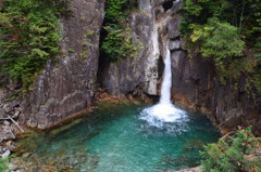 翡翠の滝壺