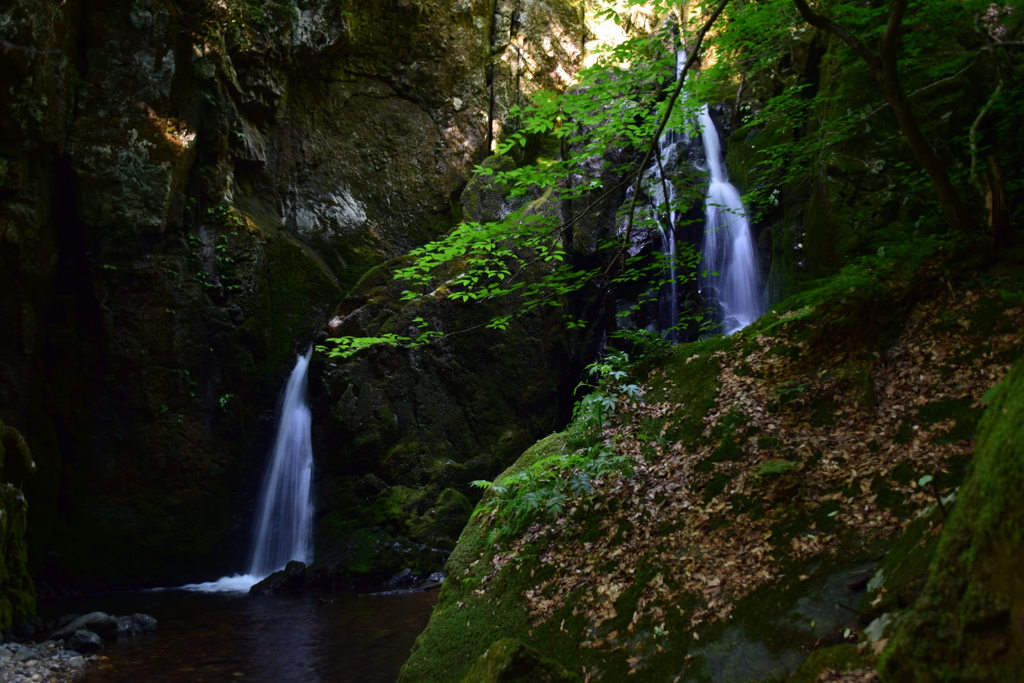 岡山県　真庭　山乗渓不動瀧