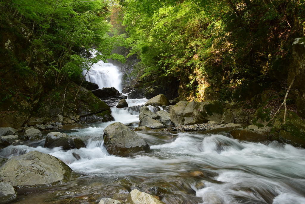 南紀日高川町寒川　万歳の瀧