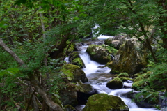 岡山県鏡野　白賀渓谷