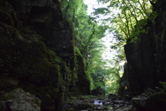 岡山県　真庭　山乗渓不動瀧