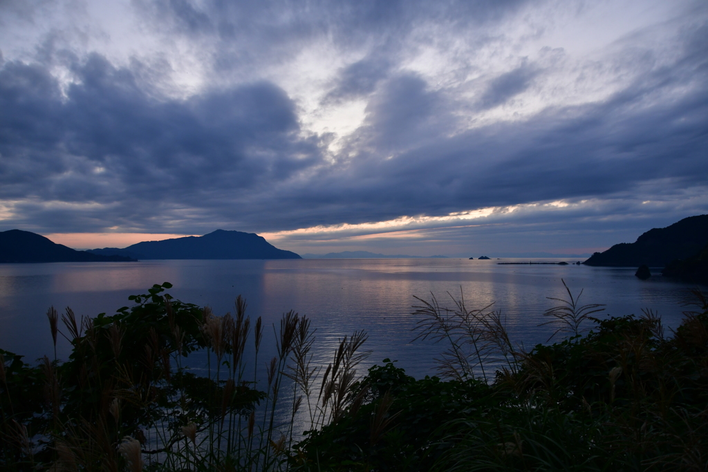 常神半島　若狭湾残照