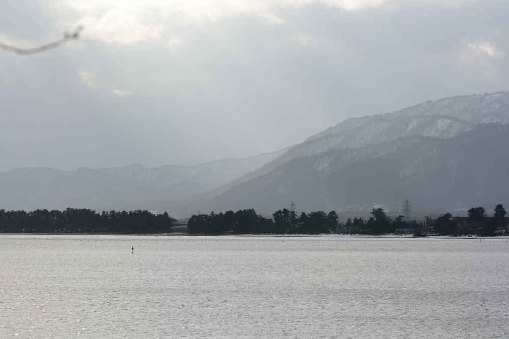 奥びわ湖　冬の風景