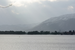 奥びわ湖　冬の風景
