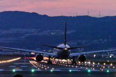 伊丹空港サンセット