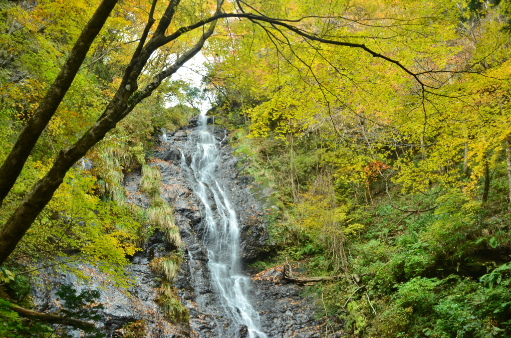 岡山県　鏡野の滝
