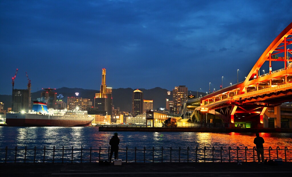 神戸港夜景