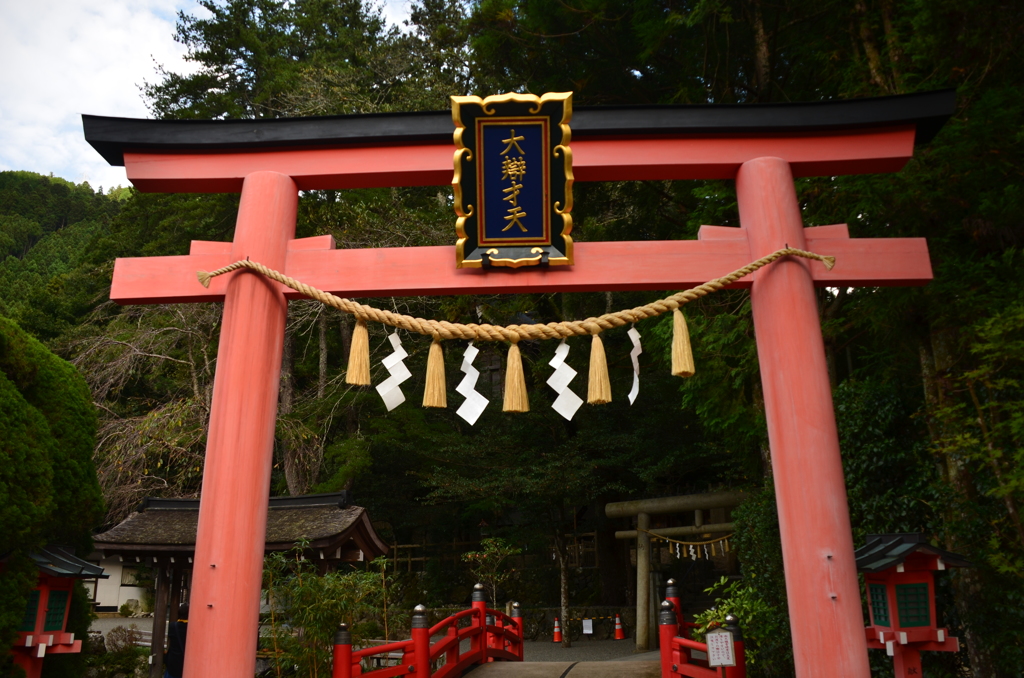 奈良県　天川　天河神社