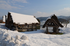 福井県　冬の三方五湖