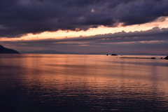 常神半島　若狭湾残照