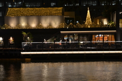 大阪府　中之島公園   夜景