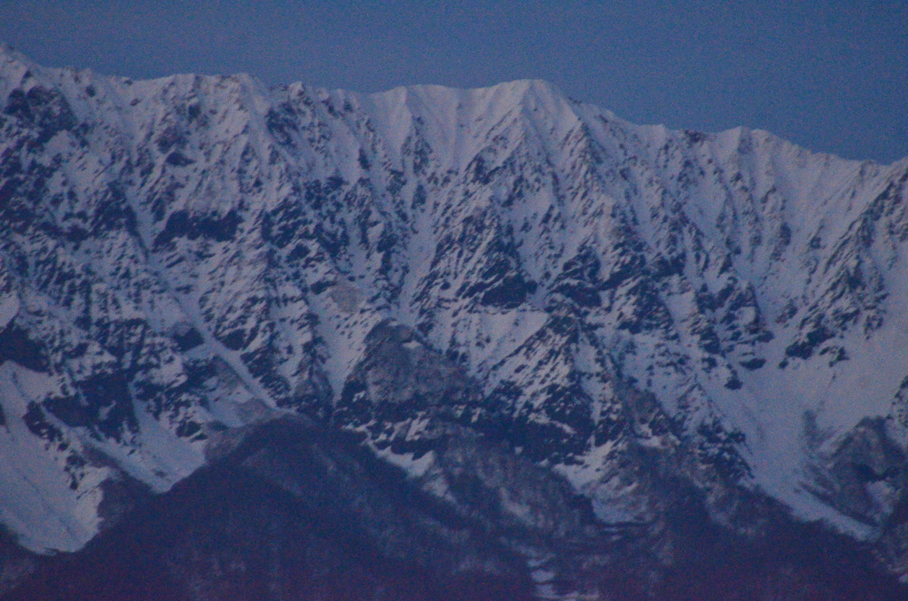 たそがれの伯耆大山