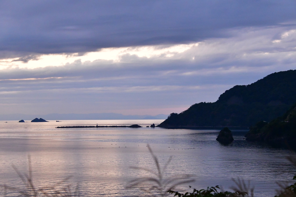 常神半島　若狭湾残照