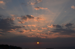 淡路島　元旦夕焼け　２０１７