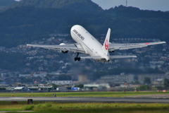 伊丹空港　離陸