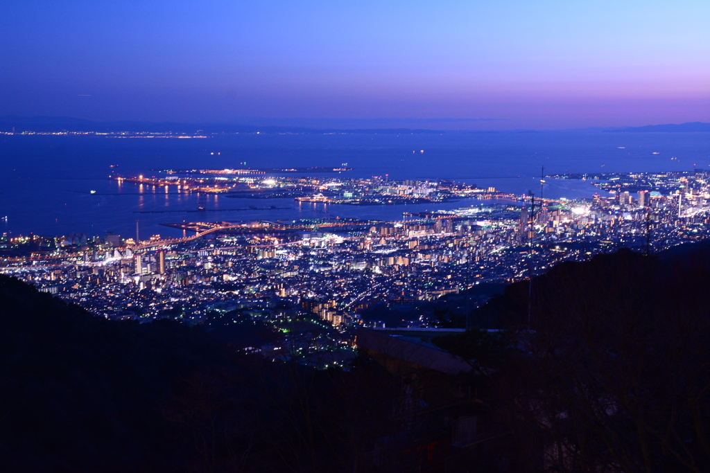 日本三大夜景　神戸市六甲山天覧台