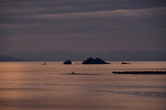 常神半島　若狭湾残照