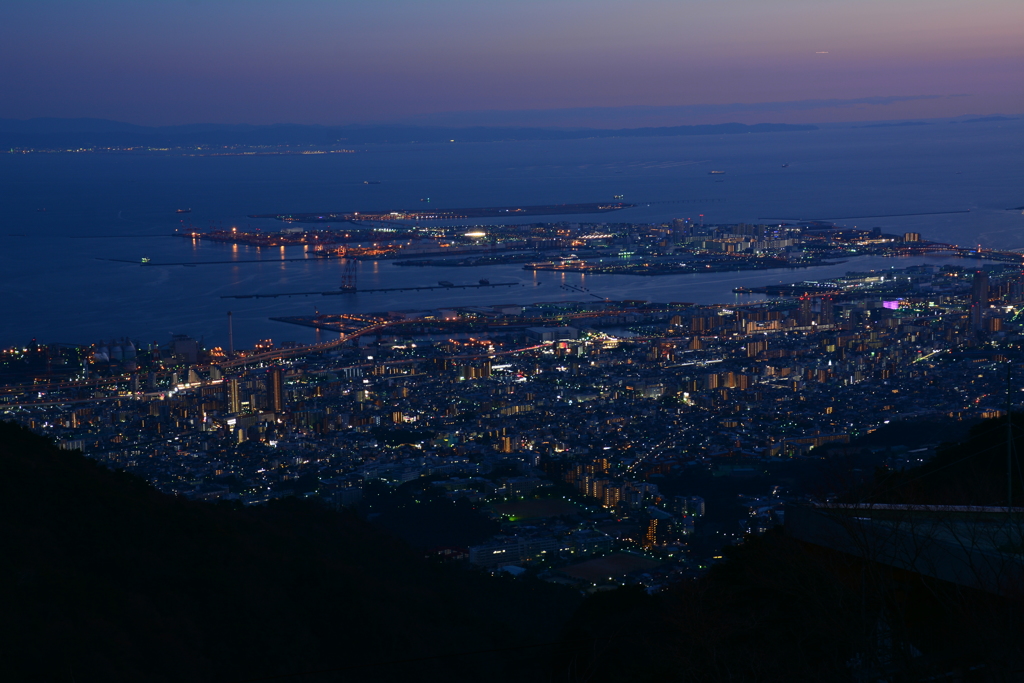 日本三大夜景　神戸市六甲山天覧台