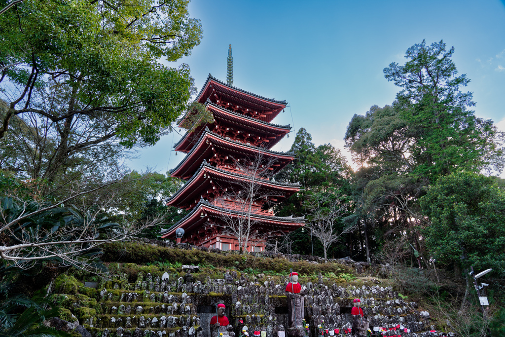 竹林寺　五重塔