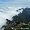 夏雲湧く　鹿島槍