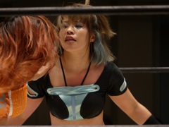 大畠選手は水波選手と組んで