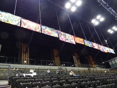 検温、手の消毒