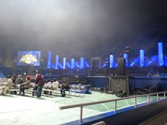 一面つぶしてた