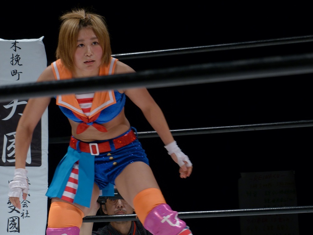 茉莉まり選手デビュー戦は１６年1月３１日板橋　ｖｓ朱里選手