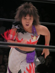 井上貴子選手がチャンピオンだった時に