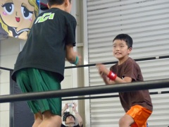 道場マッチは午後3時からだった