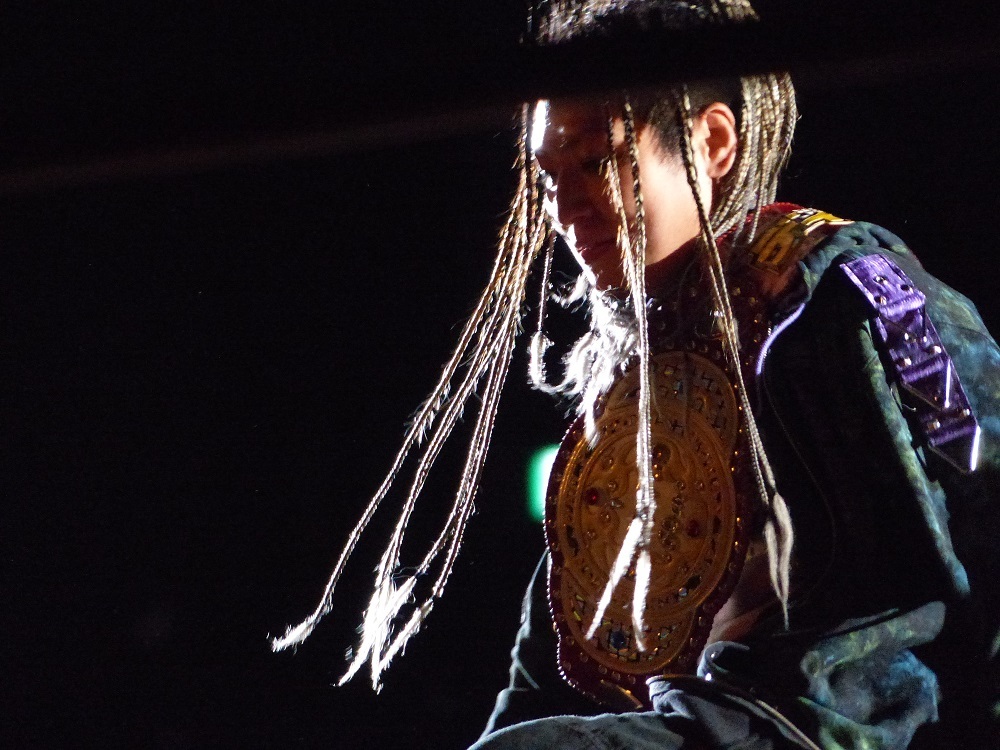 試合後のリング上でやりとりしたのは