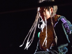 試合後のリング上でやりとりしたのは