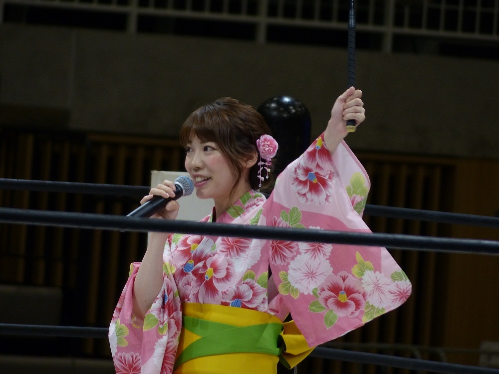 今日の浴衣コンテストで賞取りました