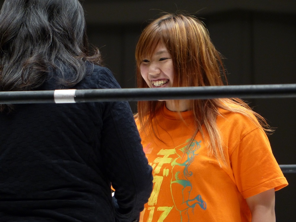 決勝終了後リング上でセレモニー