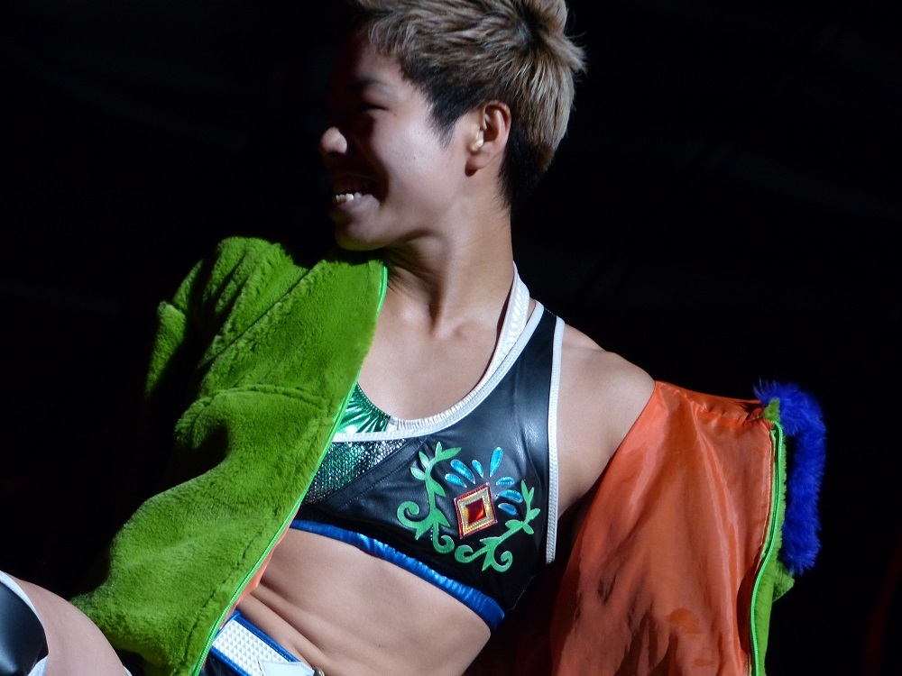 小林選手がチャンピオン中島選手に挑戦表明