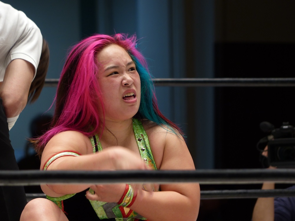 橋本選手ｖｓSareeeさりー選手のダブルタイトルマッチは