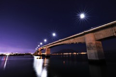 黎明みなと大橋の夜景5