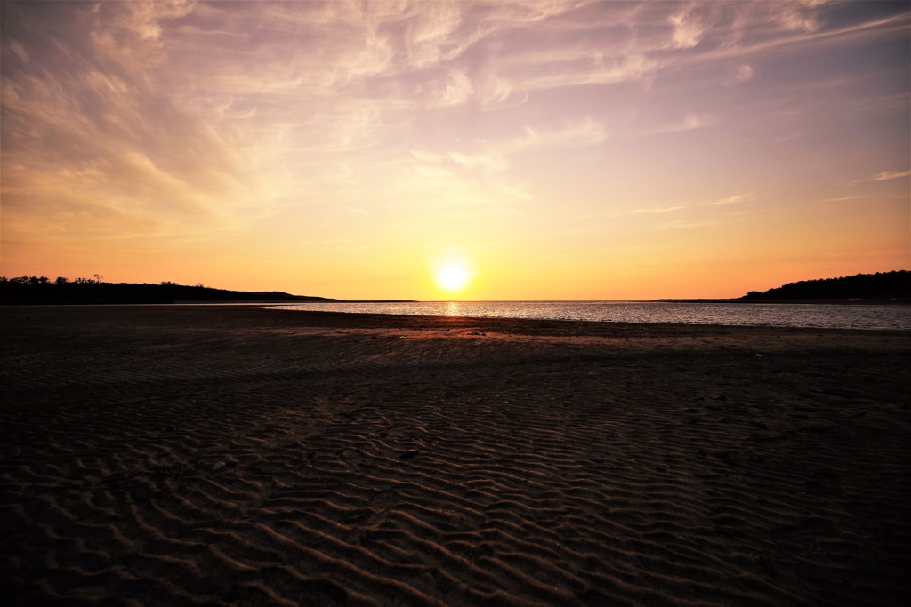 夕日を独り占め