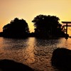 荒平天神からの夕日 2
