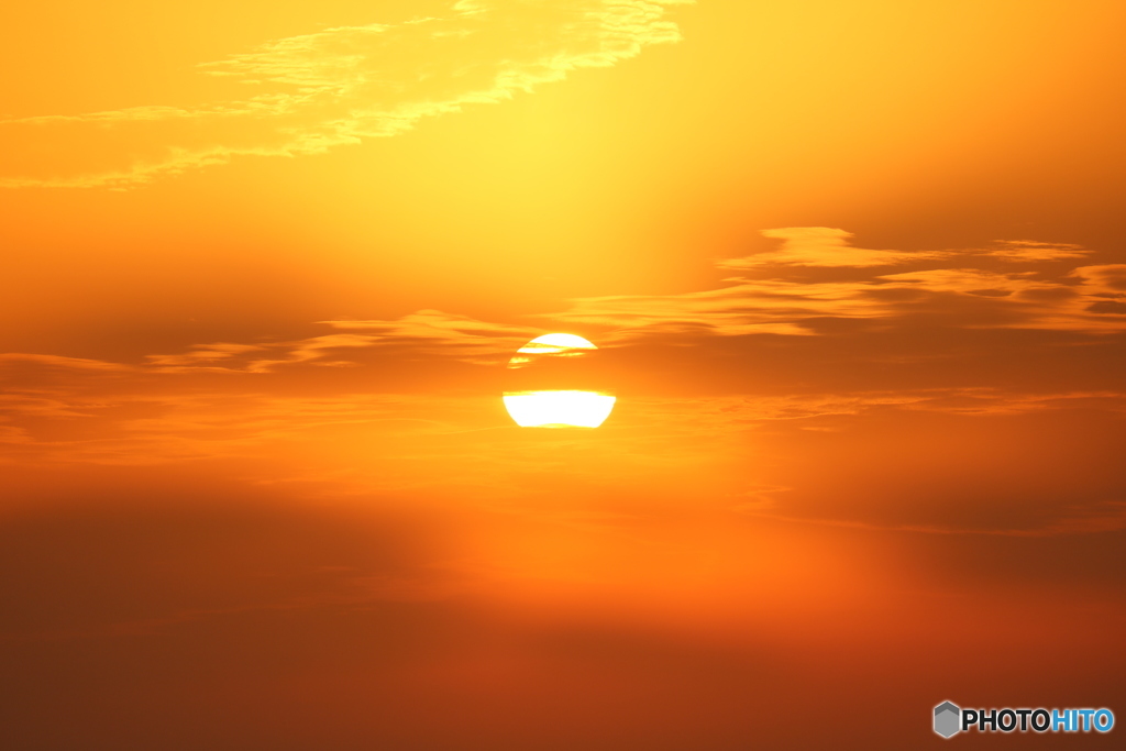 夕日