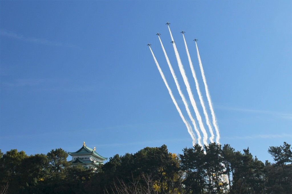 愛知県政150周年記念お祝いフライト