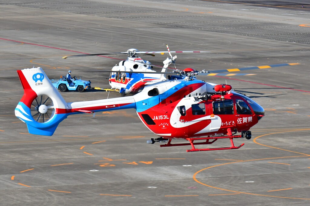 JA153L　佐賀県防災ヘリ　かちどき