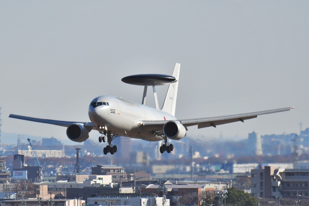 エーワックス　早期警戒管制機　E-767　浜松基地よりいらっしゃい