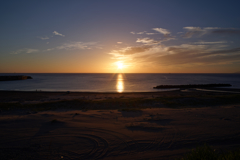 ある海辺の夕暮れ2