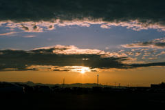 夕日３