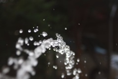 真夏には水は欠かせない。