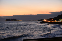 湘南の夕景