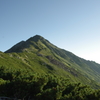 北岳山荘からの北岳