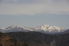 上河内岳と聖岳