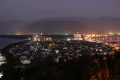 唐津城眼下の夜景